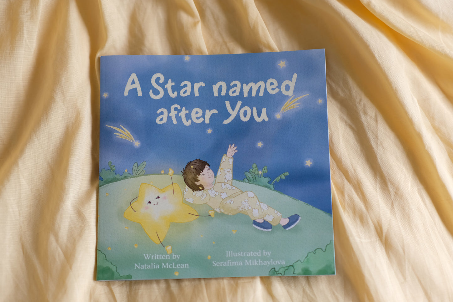 "A Star named after You" - Keepsake Book for Babies and Children, Paperback 210 mm x 210 mm