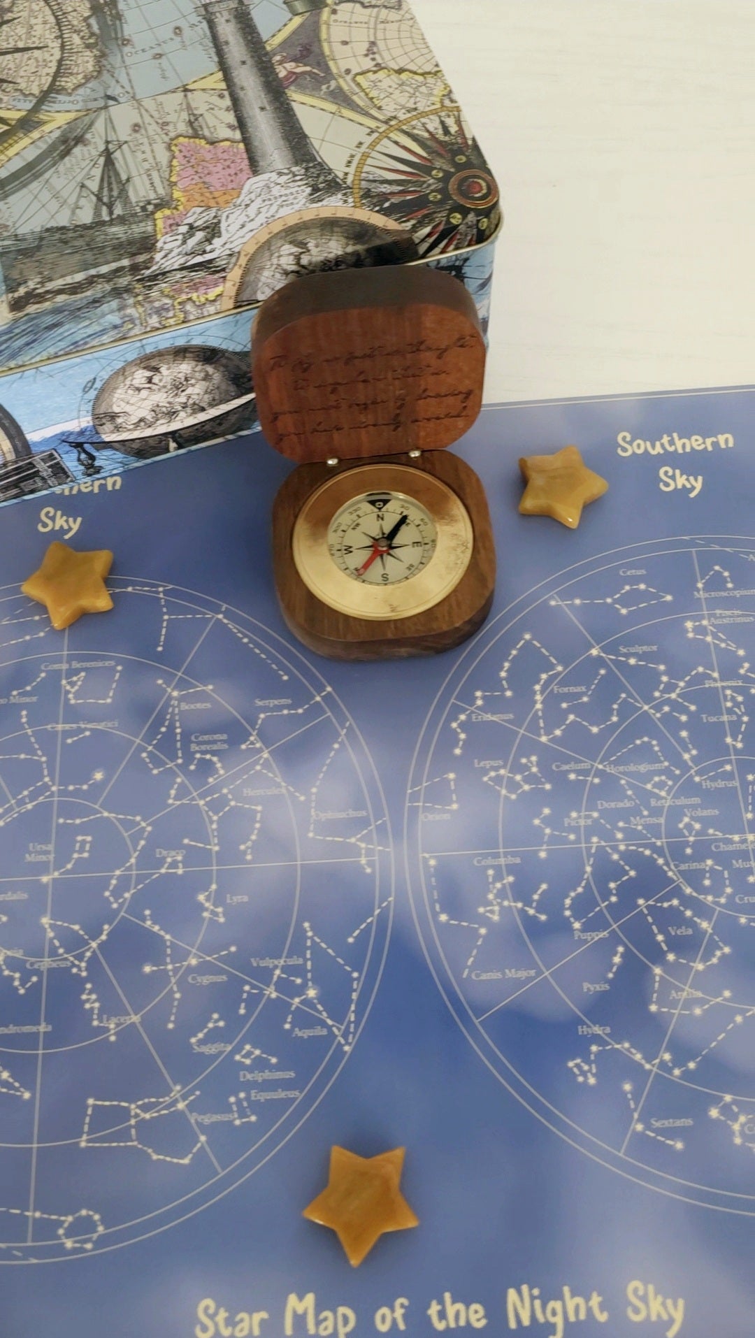 Stars & Seeds : Children's Educational Map of Constellations & Zodiacs