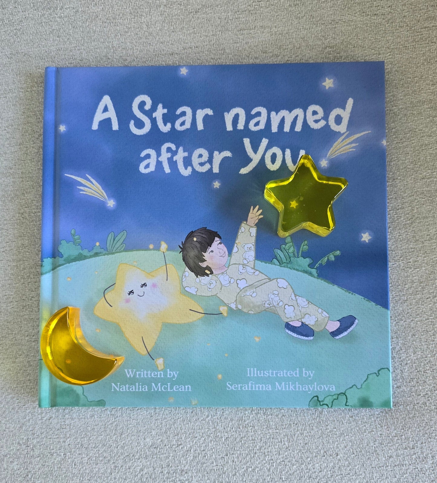"A Star named after You" -  Keepsake Book for Babies and Children; 216 mm x 216 mm (Hardback)