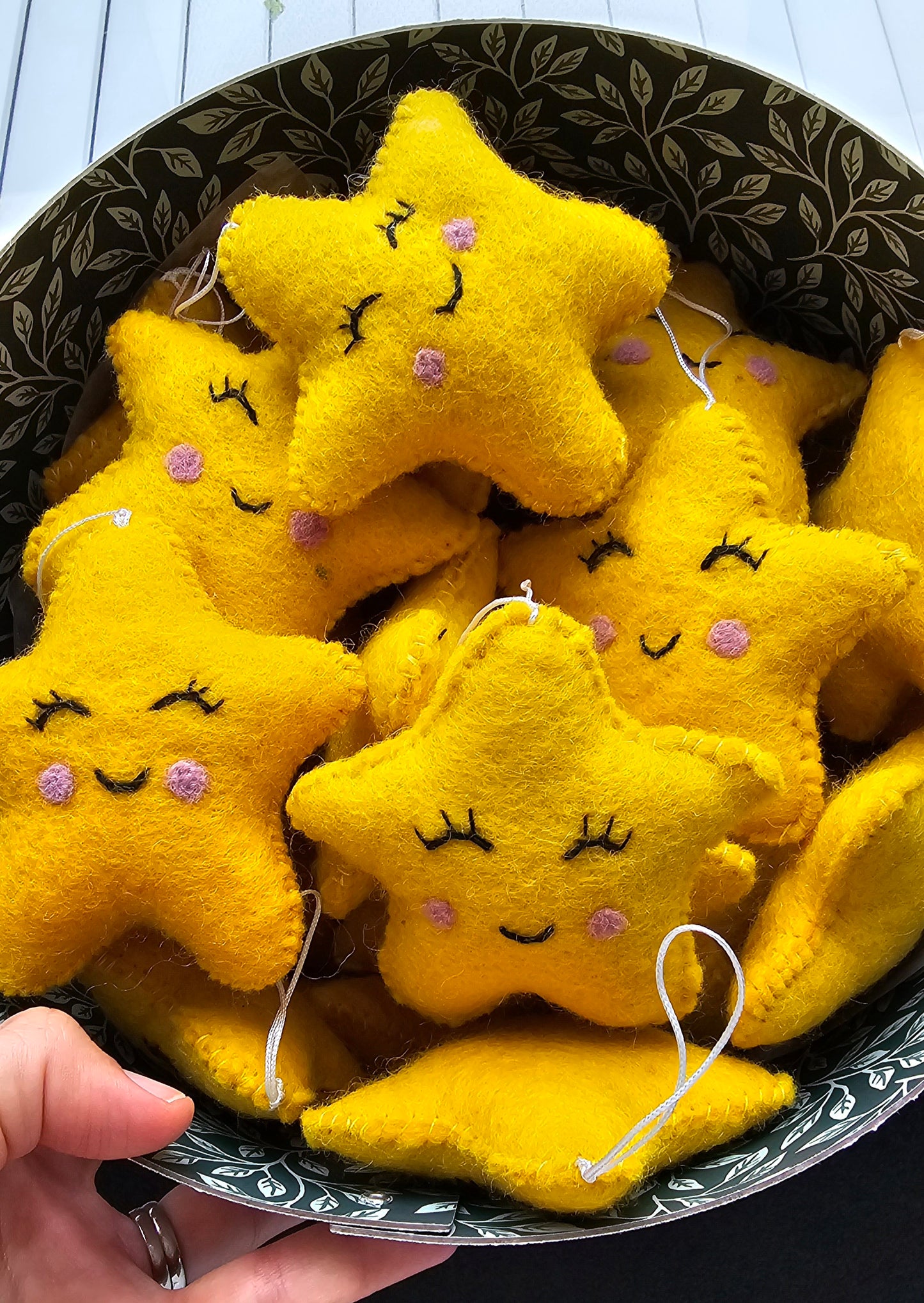 Pocket Size Hand Felted Star Character Toys - 100% Ethically Sourced New Zealand Wool