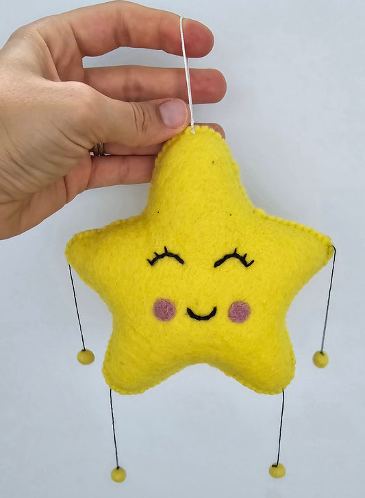 Hand Felted Star Character Toys Large - 100% Ethically Sourced New Zealand Wool