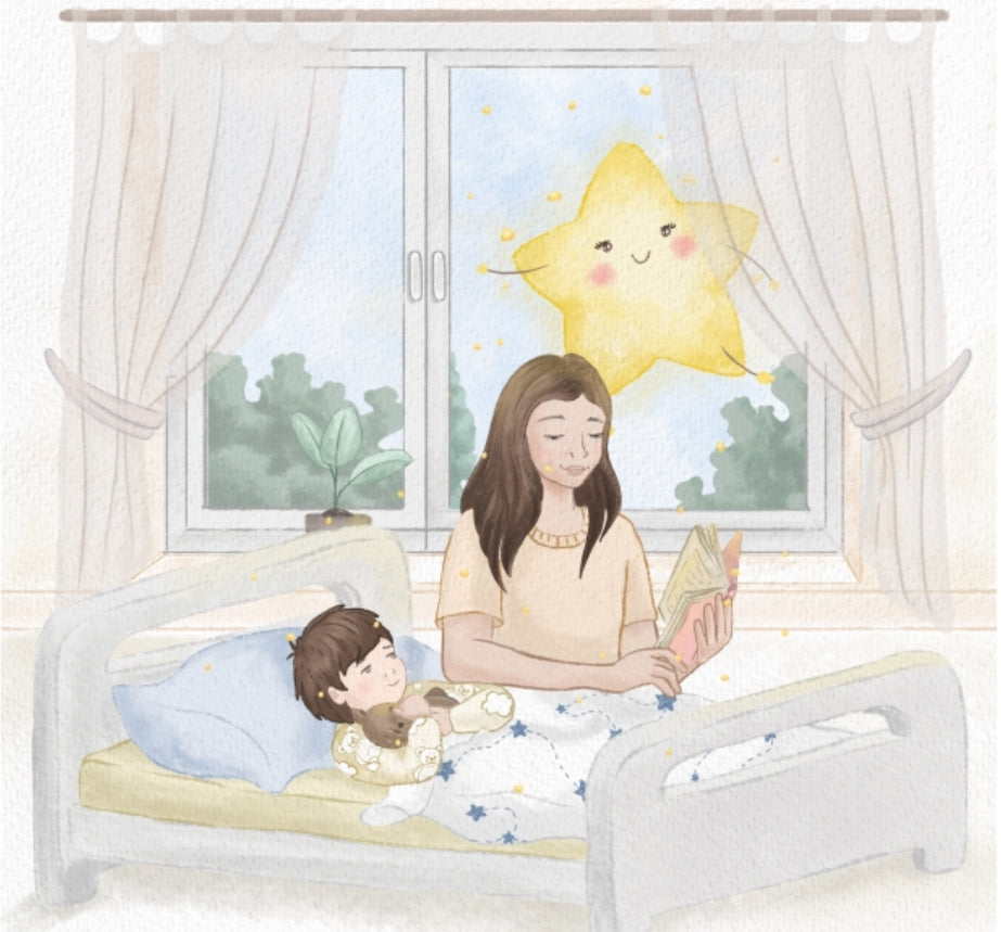 "A Star named after You" - Keepsake Book for Babies and Children, Paperback 210 mm x 210 mm