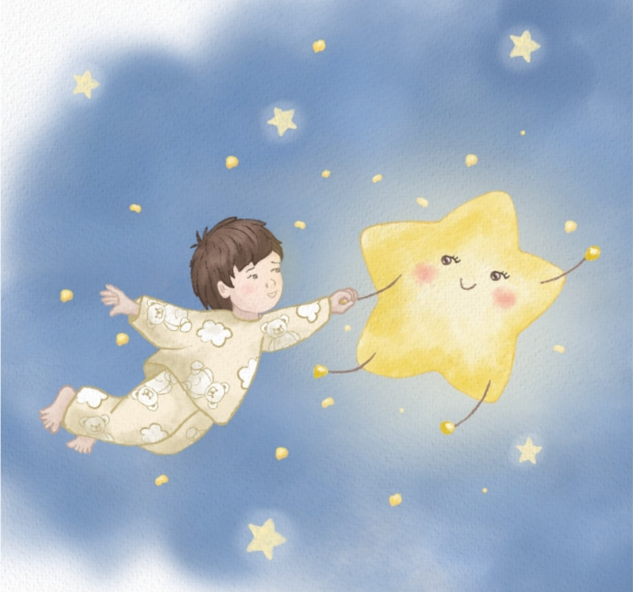 "A Star named after You" - Keepsake Book for Babies and Children, Paperback 210 mm x 210 mm