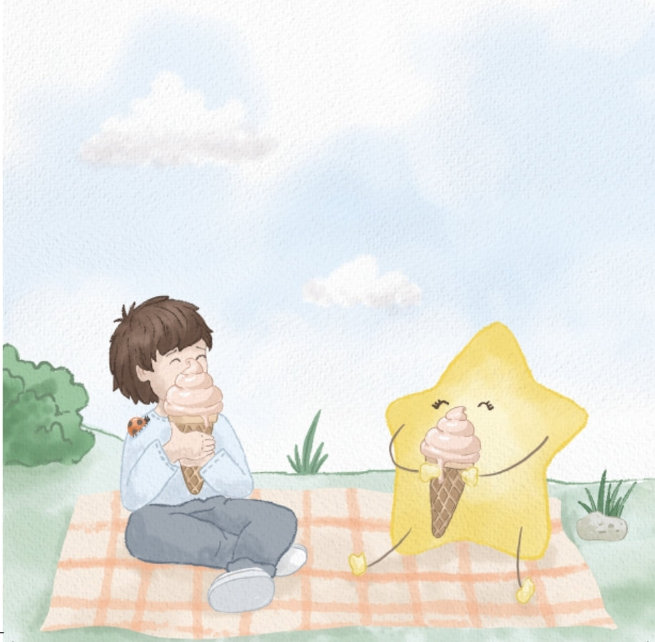 "A Star named after You" -  Keepsake Book for Babies and Children; 216 mm x 216 mm (Hardback)