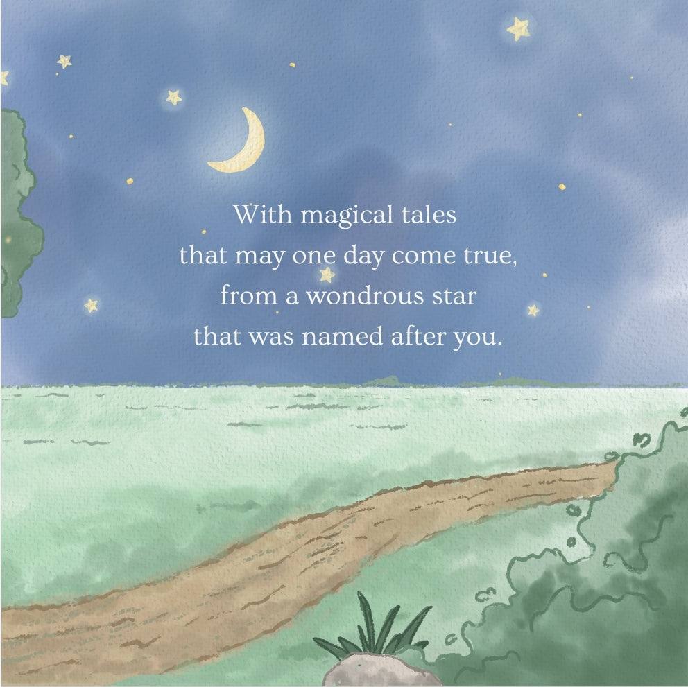 "A Star named after You" -  Keepsake Book for Babies and Children; 216 mm x 216 mm (Hardback)