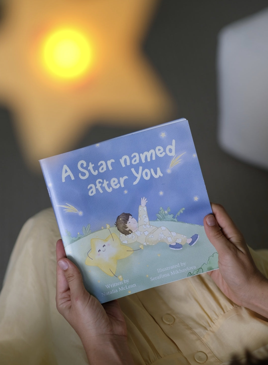 "A Star named after You" - Keepsake Book for Babies and Children, Paperback 210 mm x 210 mm